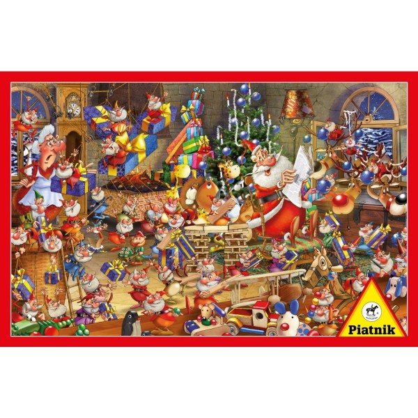 1000 pieces puzzle François Ruyer: Santa Claus - Piatnik-5379