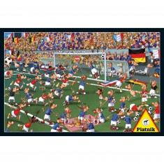 1000 pieces puzzle François Ruyer: the football field