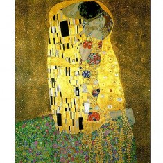 1000 pieces puzzle - Klimt: The kiss (1908 to 1909)