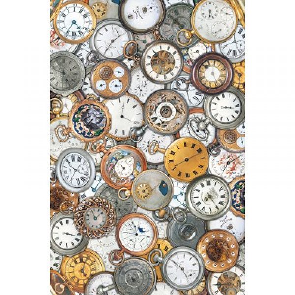 1000 pieces puzzle - pocket watches - Piatnik-5680