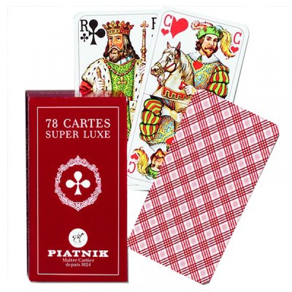 Baraja de tarot 78 cartas estándar. - Piatnik-1949