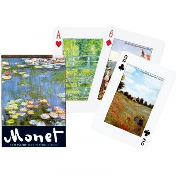 Jeu de 54 cartes Monet - Piatnik-1489