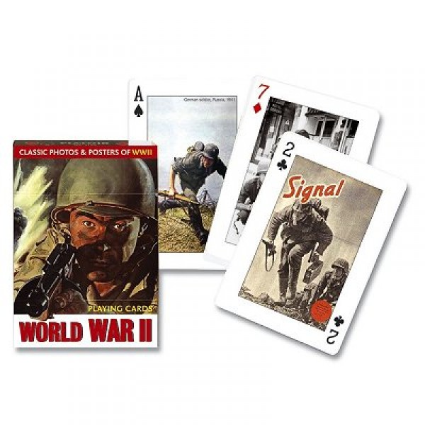Jeu de 54 cartes Seconde guerre mondiale - Piatnik-1492