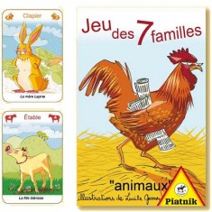 Jeu de 7 familles Animaux : Ferme