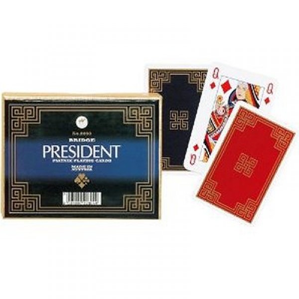 Jeu de cartes : Coffret de 2 x 55 cartes : President - Piatnik-2280