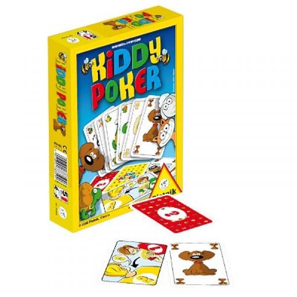 Jeu de cartes Kiddy Poker - Piatnik-7835
