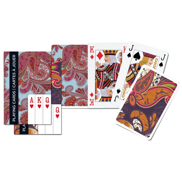 Jeux de cartes : Motifs Paisley - Piatnik-1610