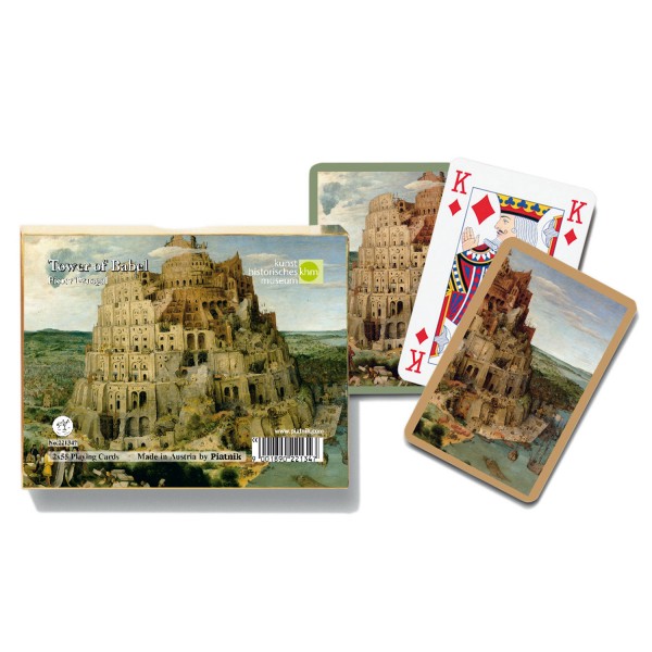 Jeux de cartes : Tour de Babel 2 x 55 cartes - Piatnik-2213
