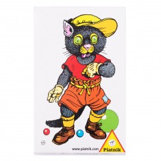 Juego de cartas Mistigri: Gato retro