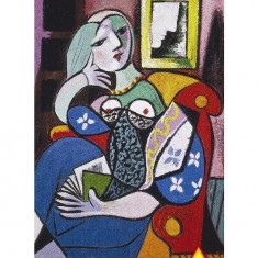 1000 Teile Puzzle - Picasso: Frau mit Buch