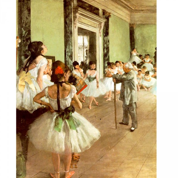Puzzle de 1000 piezas: Degas: La clase de baile - Piatnik-5394