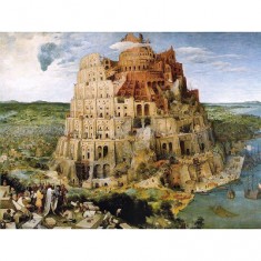 1000 Teile Puzzle - Brueghel: Der Turm von Babel