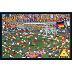 1000 Teile Puzzle François Ruyer: das Fußballfeld