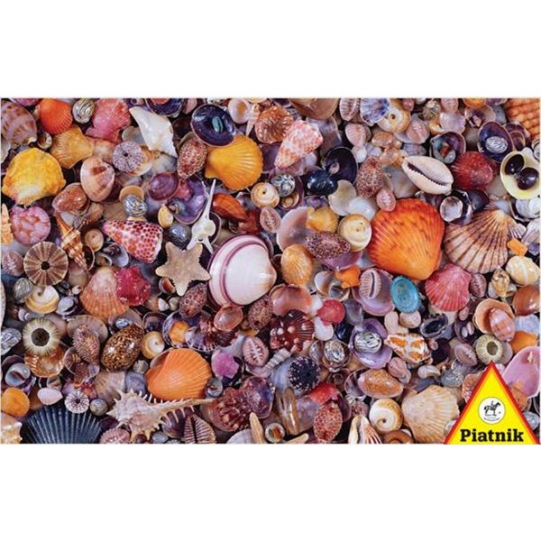 Puzzle de 1000 piezas - Collage de conchas marinas - Piatnik-5663