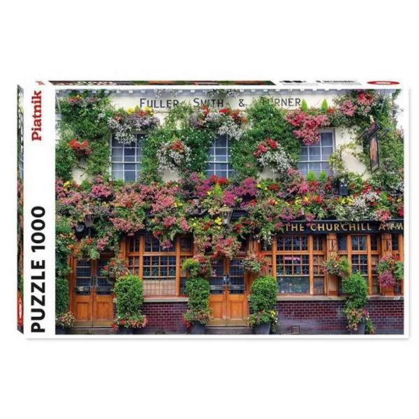 1000 piece jigsaw puzzle: Pub In London - Piatnik-5538