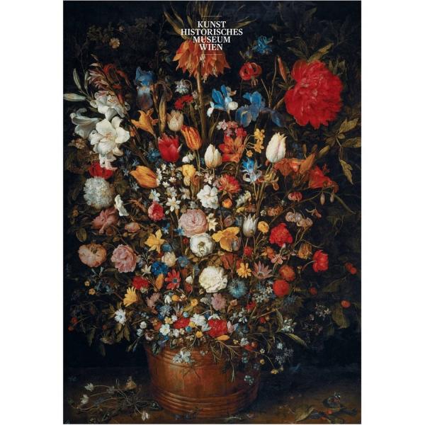 Puzzle 1000 pièces : LE BOUQUET -Brueghel - Piatnik-5550