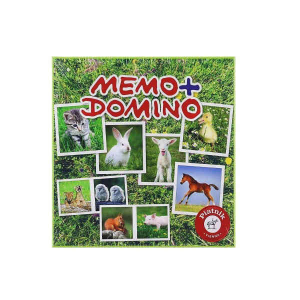 Mémo/Domino - Bébés Animaux - Piatnik-6595