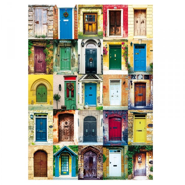 1000 pieces puzzle: Doors - Piatnik-5469