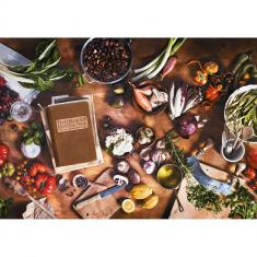 1000 piece puzzle: Cookbook