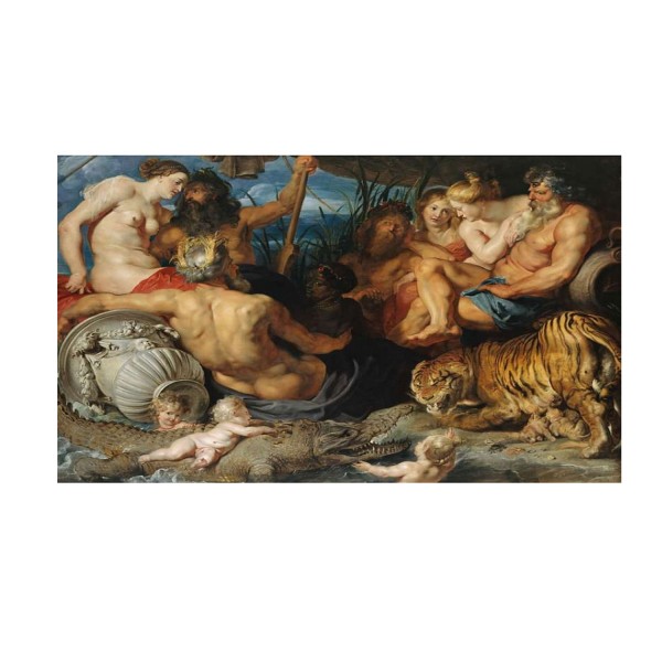 1000 pieces puzzle: Rubens - The Four Continents - Piatnik-5476