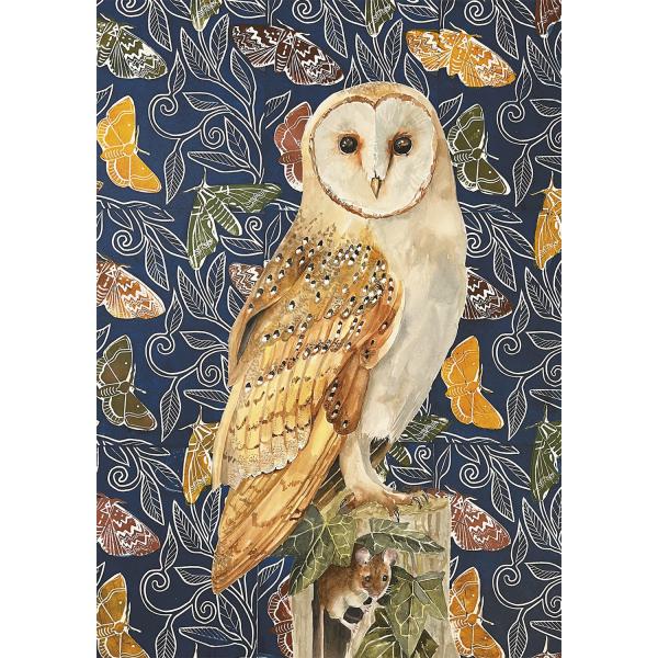 1000 piece puzzle: Lewis - Owl And Mouse - Piatnik-5592