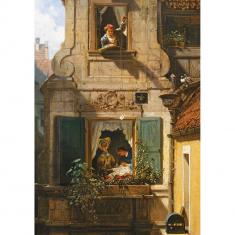 Puzzle de 1000 piezas: Carta de amor, Spitzweg