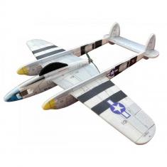 Combo Avion P38 Lightning gris 880mm