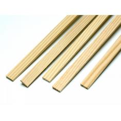 Baquettes en pin 1.5 x 3.0 x 1000 mm (10pcs) - Pichler