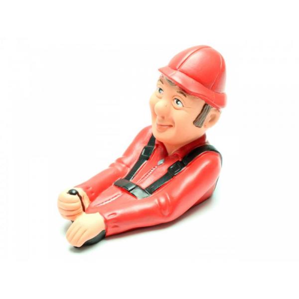 Figurine pilote Charly 110mm (rouge) - Pichler - X3249-R