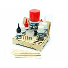 Fix It ! Assortiment Colles Cyano et Eploxy GLUE CADDY (43 pièces)