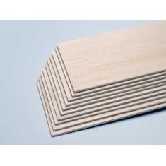 Planches de balsa 25,0 x 100 x 1000mm (emb.=5pcs) - Pichler