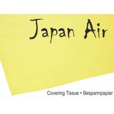 Papier Japon JAPAN AIR 16g jaune 500 x 690 mm (10 pieces) - Pichler