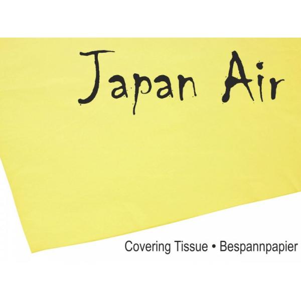 Papier Japon JAPAN AIR 16g jaune 500 x 690 mm (10 pieces) - Pichler - C9374