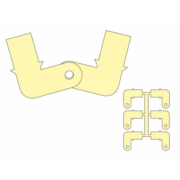 Charnière pliable FDV15mm (6pcs) - Pichler - C9339