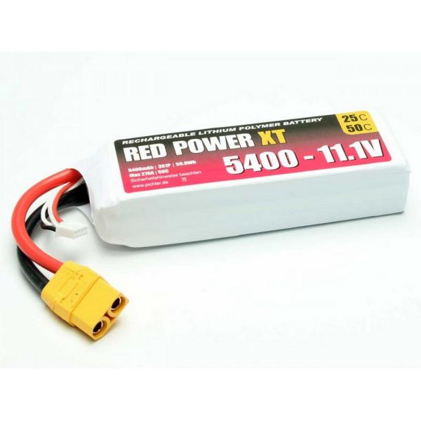 Batterie LiPo RED POWER XT 5400 - 11,1V - Pichler-15438