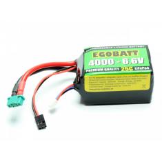 Accu LiFe EGOBATT 4000mAh - 6.6v (25C) - JR/MPX