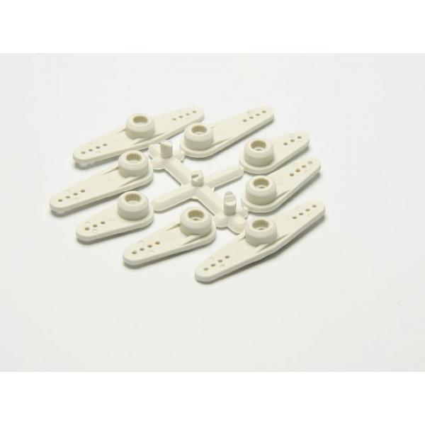 Set palonnier servo Nylon renforcé (Futaba - blanc) - Pichler - C2281