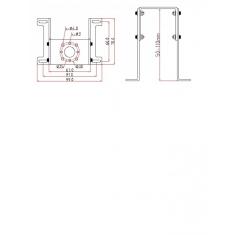 Support moteur Brushless (grand) - Pichler