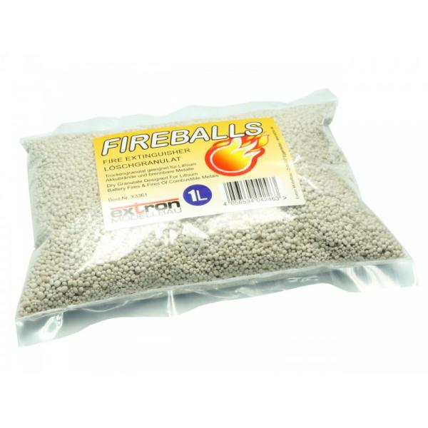 FIREBALLS Granules d'extinction d'incendie pour batteries lithium / 1 litre - Pichler - X3361