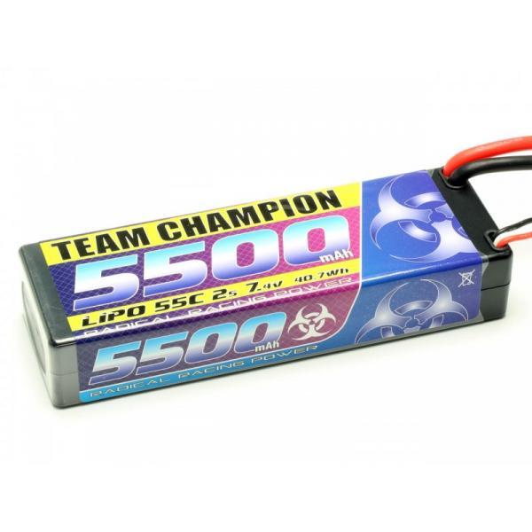 Accu Lipo Team Champion 5500 - 7,4v - 55C - T Stecker - Pichler - C4841