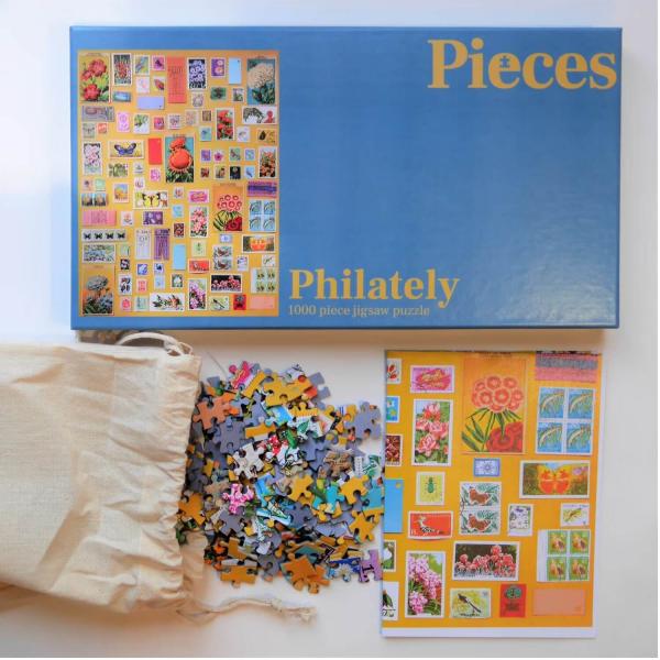1000 piece jigsaw puzzle: Philately - Pieces-43610