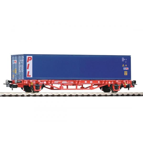 Wagon porte contenaire PIL DB PIKO HO - T2M-P58714