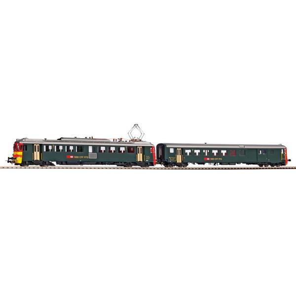 Set 2 Rbe 4/4 Railcar PIKO HO - T2M-P96833