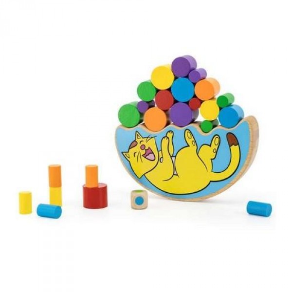 Wooden balancing game: Kitten - Plantoy-ASA30-50390