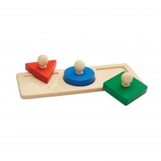 Ineinandergreifen von 3 Formen – Montessori-Methode