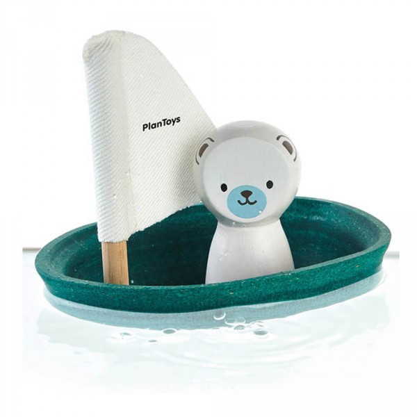 Bath toy: Polar bear boat - Plantoy-PT5712