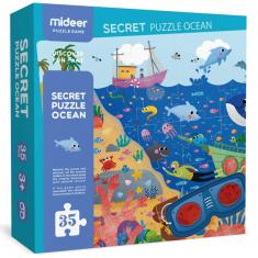 Puzzle de 35 piezas: puzzle secreto: Océano