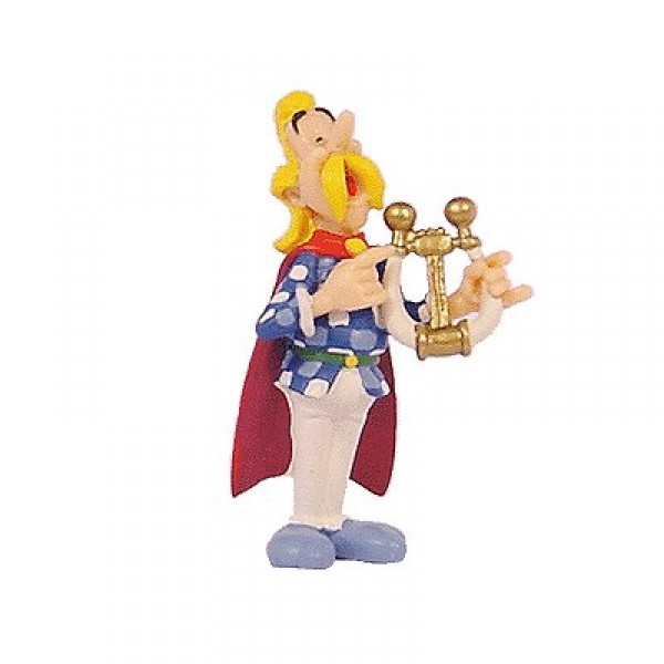 Figurine Astérix et Obélix : Assurancetourix et sa lyre - Plastoy-60548
