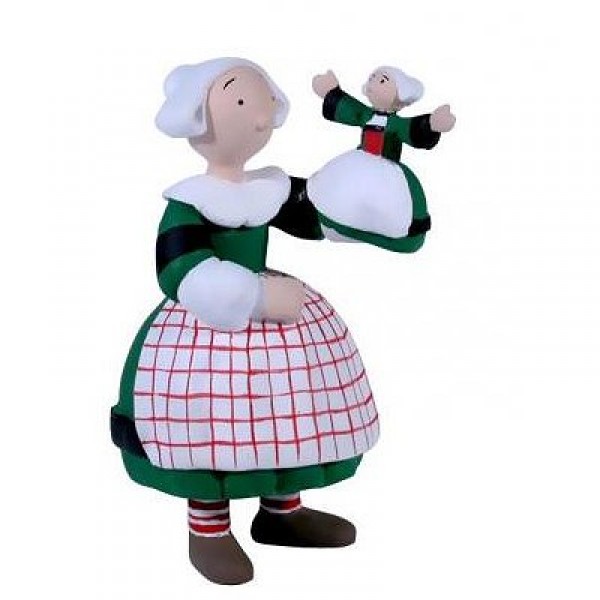 Figurine Bécassine et la marionnette poupée Bécassine - Plastoy-61017