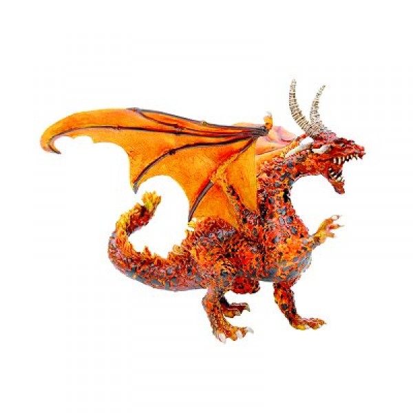Figurine Grand dragon de  feu - Plastoy-60225